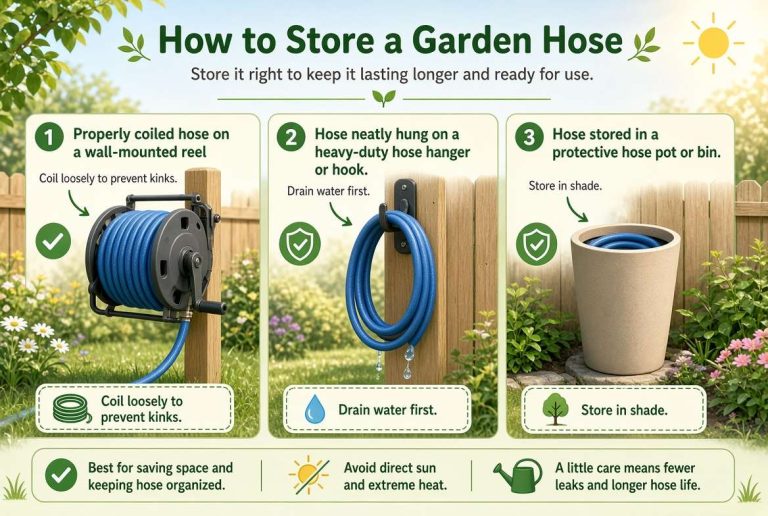 How to Store a Garden Hose