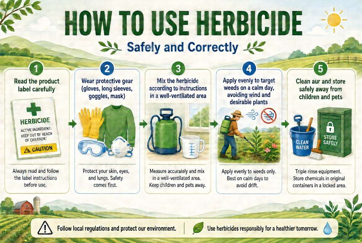 How to Use Herbicide