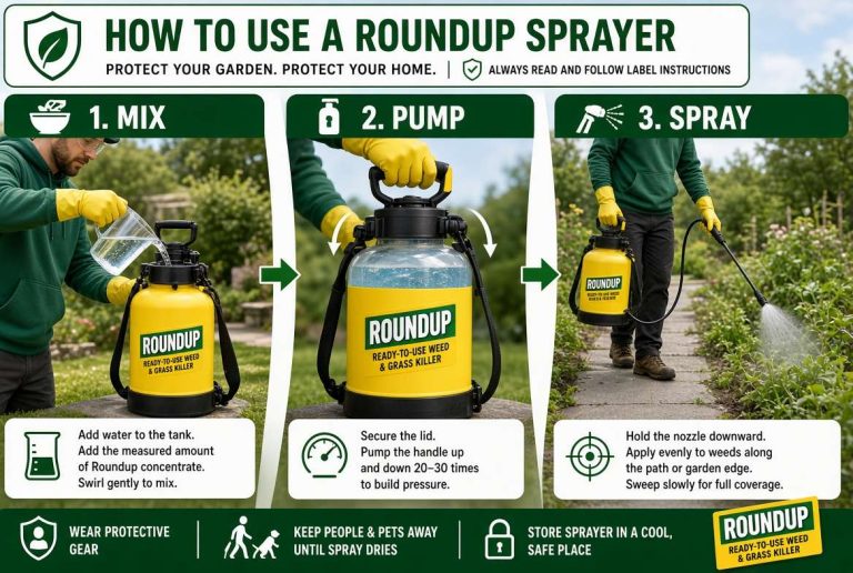 How to Use a Roundup Sprayer
