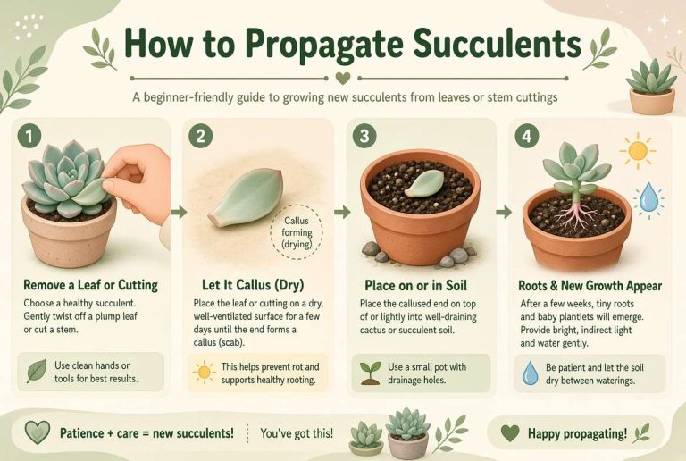 How to Propagate Succulents