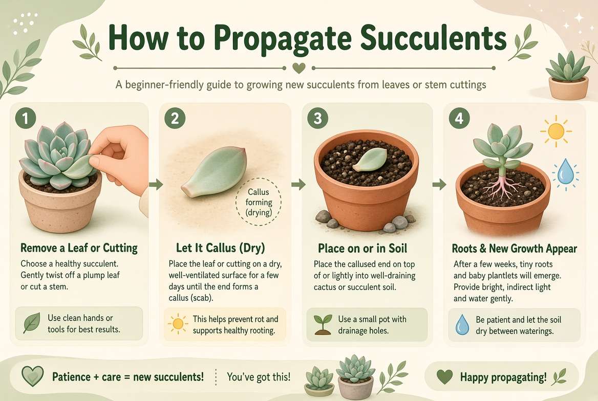 How to Propagate Succulents